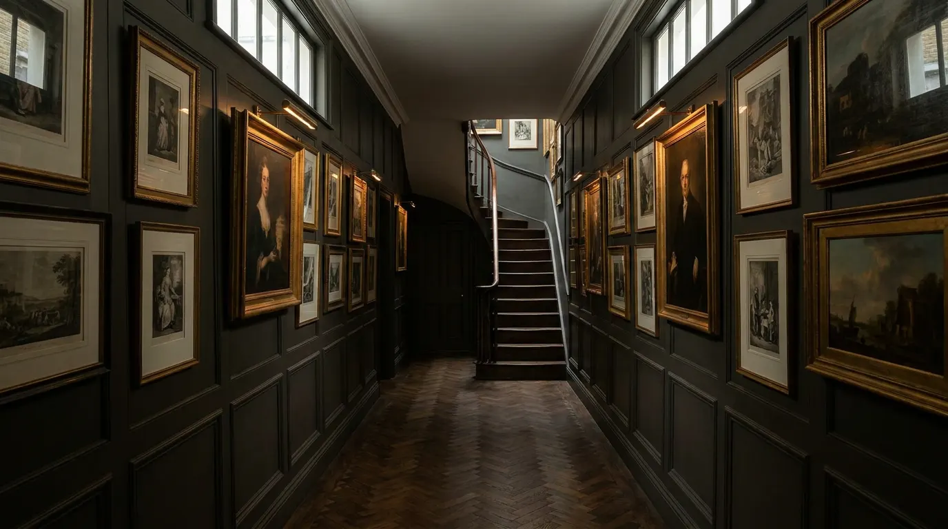 Gallery hallway